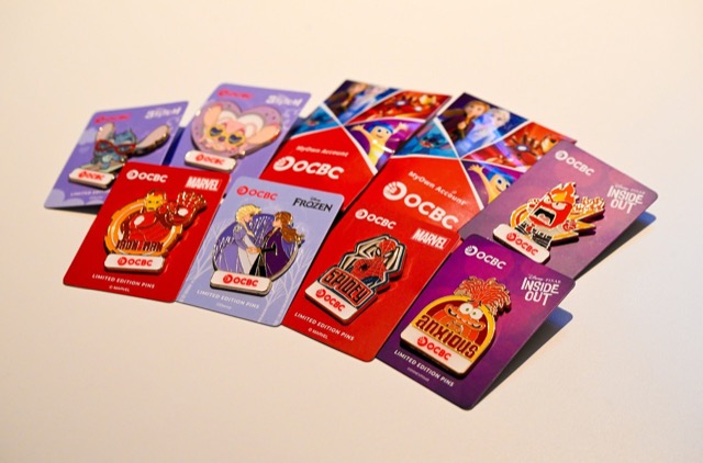Limited-edition OCBC Disney and Marvel collectible pins